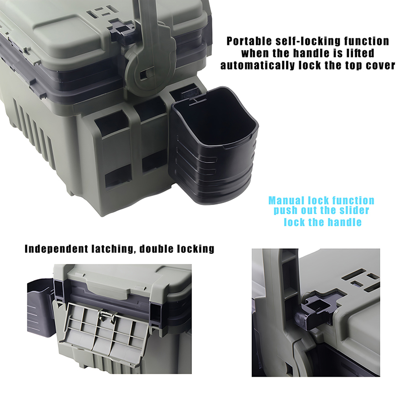 กล่องใส่อุปกรณ์ตกปลา JSFUN แบบ - Fishing Kayak Crate บทวิจารณ์และราคา
